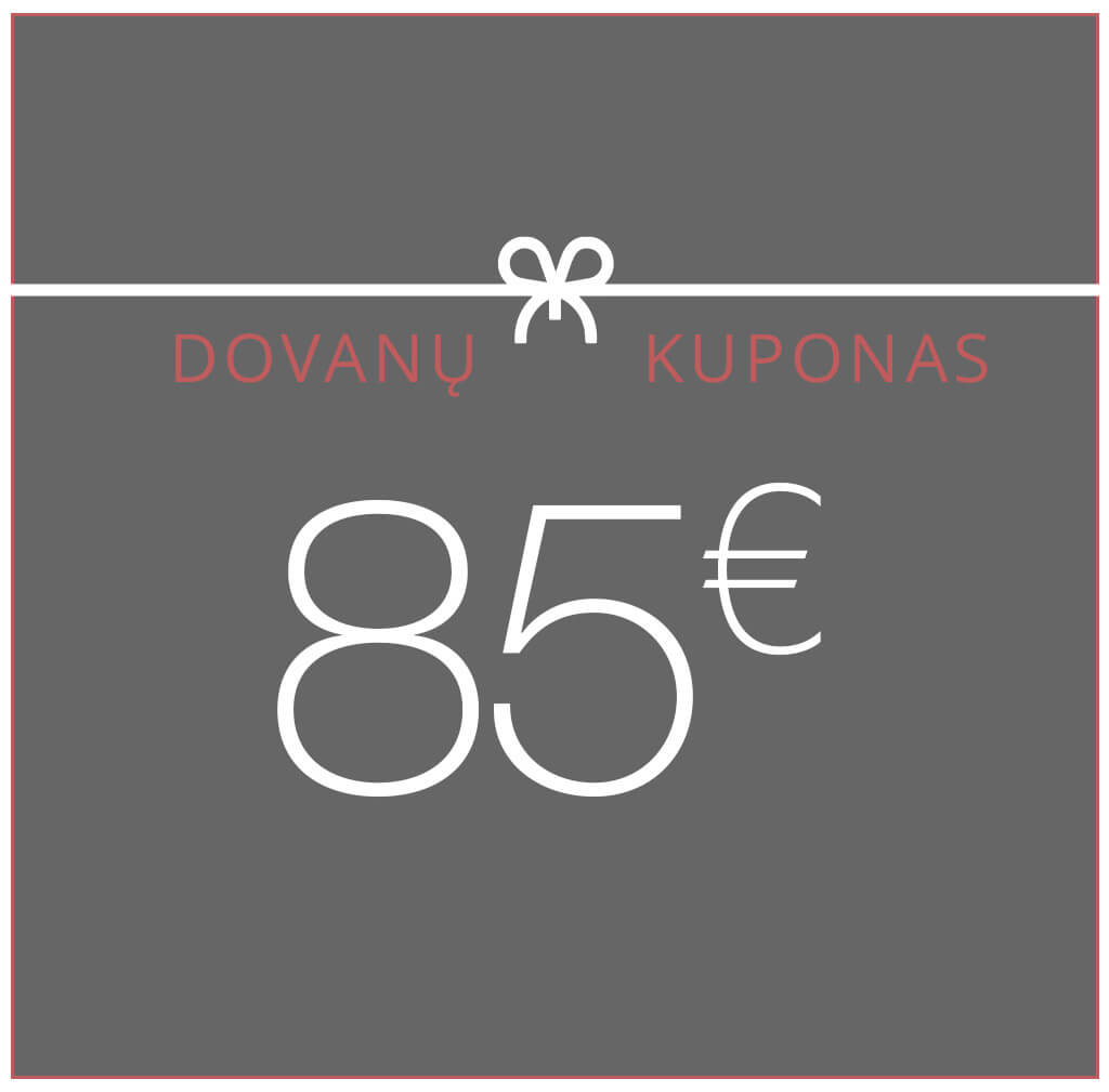85 Eur vertės dovanų kuponas