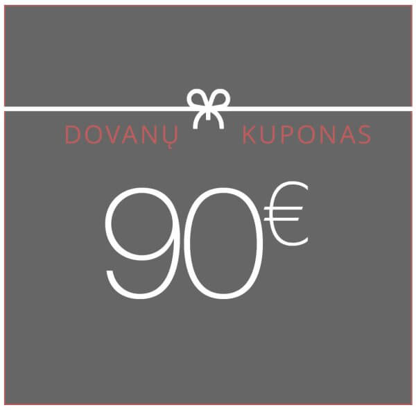 90 Eur vertės dovanų kuponas