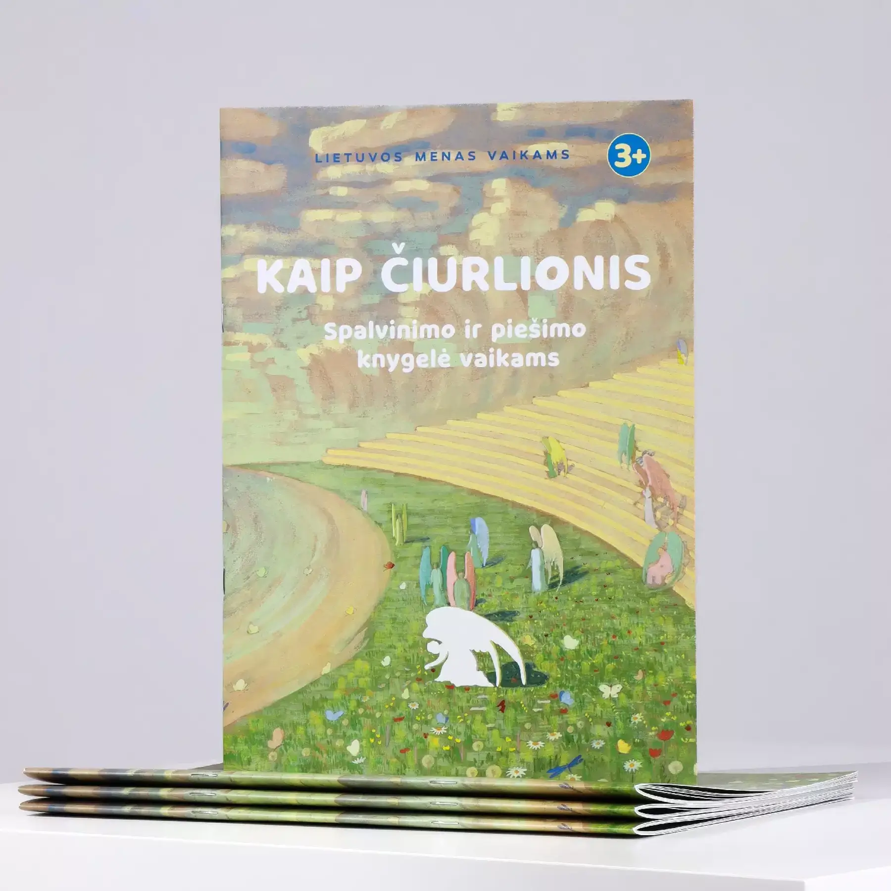 Spalvinimo ir piešimo knygelė vaikams „Kaip Čiurlionis”-001