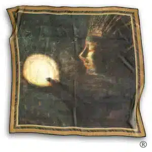 Šilkinė skarelė – „Bičiulystė“-005