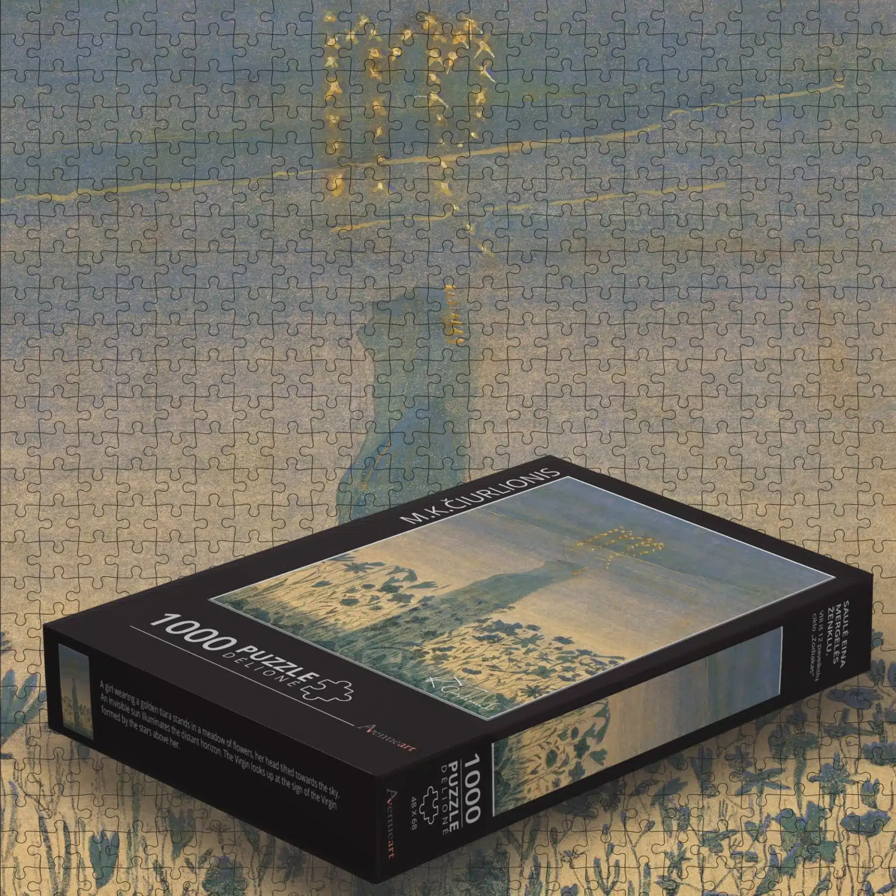 Zodiako dėlionės_M.K Čiurlionis_Avenueart